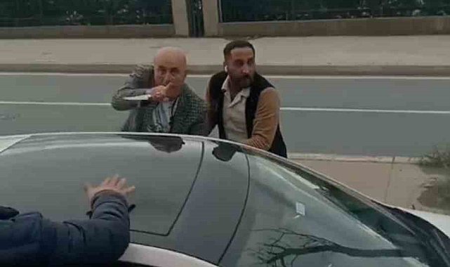 Trafikte tartıştığı sürücüye bıçak çekti, hakaretler savurdu