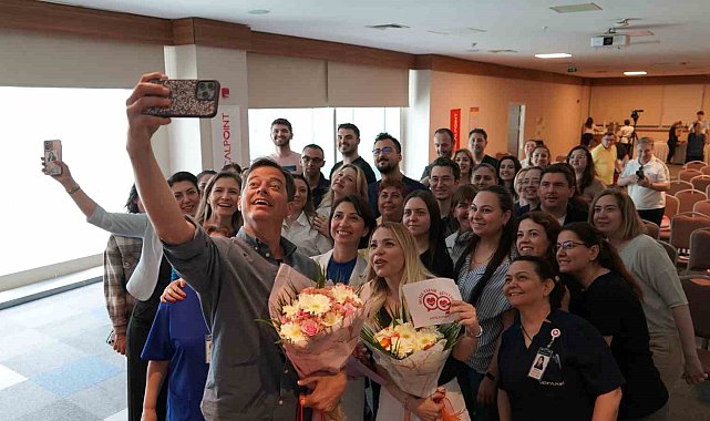 Ünlü oyuncu Alp Kırşan, İEÜ Medical Point'te babalık serüvenini anlattı