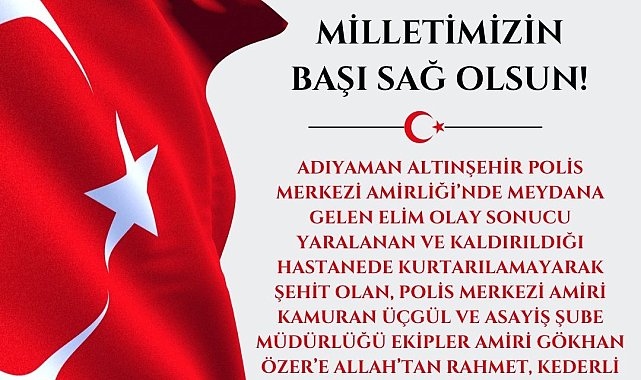 Vali Aksoy&#039;dan Adıyaman&#039;daki olayla ilgili baş sağlığı mesajı