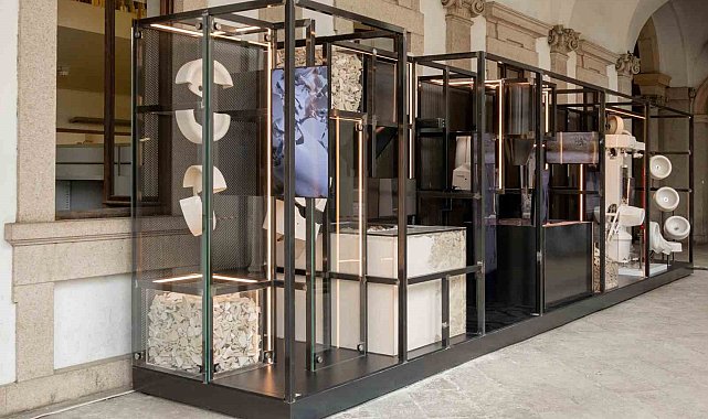 VitrA'nın geri dönüştürülmüş lavaboları Tom Dixon iş birliği ile Milano'da sergileniyor