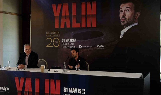 Yalın 20. sanat yılını 40 bin kişiyle kutlayacak
