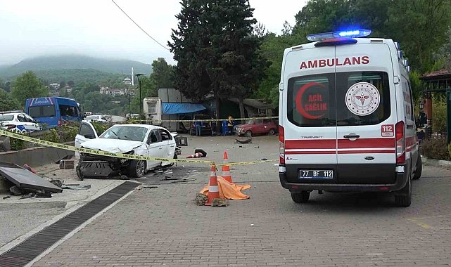 Yalova&#039;da trafik kazası: 1 ölü, 7 yaralı