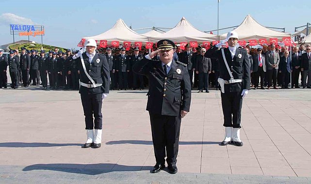 Yalova'da Türk Polis Teşkilatı'nın 179. kuruluş yıldönümü kutlanıyor