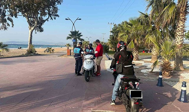 Yasak yola giren 9 sürücü 18 bin TL ceza yedi
