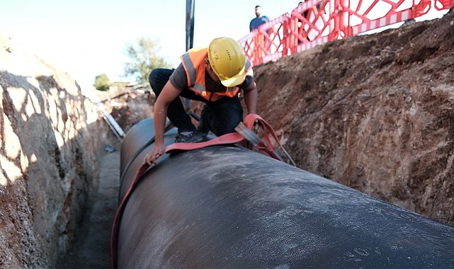 Yedigöze İçme Suyu Arıtma Tesisinin yapımı hızla devam ediyor