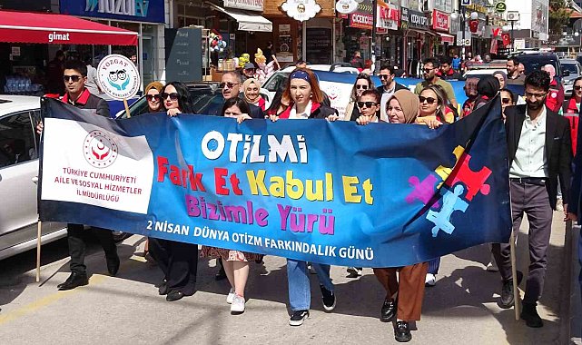 Yozgat'ta otizm farkındalık yürüyüşü düzenlendi