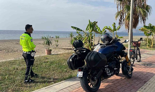 Yürüyüş yolunda bisiklet ve motosiklet kullananlara taviz yok
