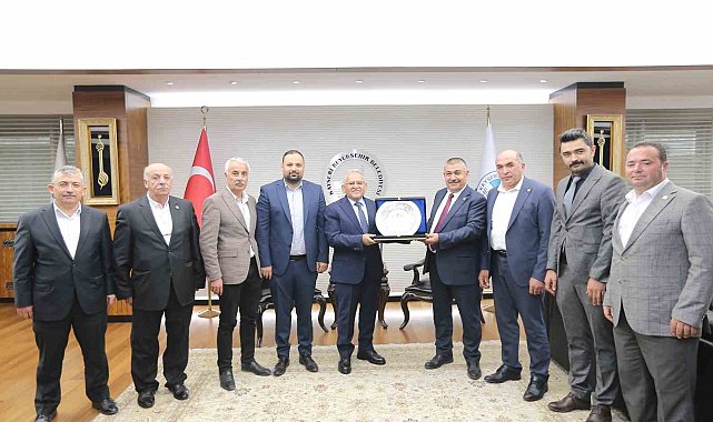 Ziraat odası başkanlarından Başkan Büyükkılıç'a hizmet teşekkürü