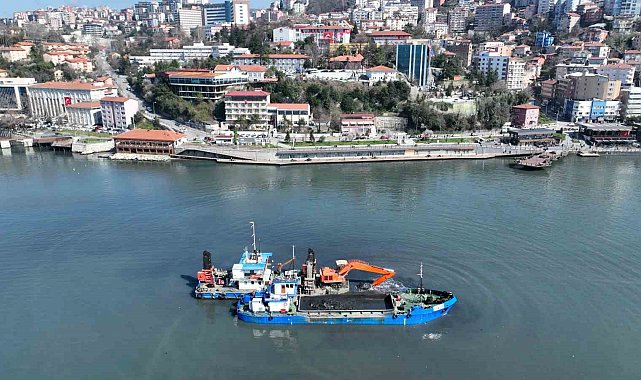 Zonguldak limanı teressübattan temizlenip derinleştiriliyor
