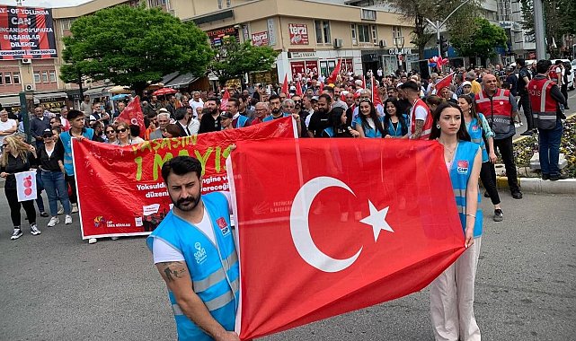 1 Mayıs Erzincan'da kutlandı