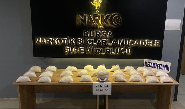 100 bin kişiyi zehirleyeceklerdi, Bursa polisi rekor oranda uyuşturucu ele geçirdi