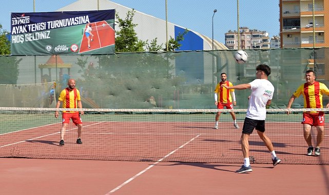 19 Mayıs Ayak Tenisi Turnuvası başladı