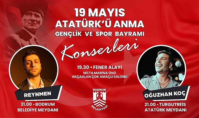 19 Mayıs Bodrum'da coşkuyla kutlanacak