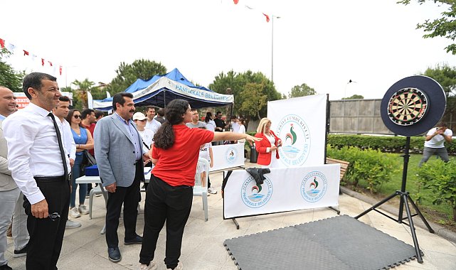 19 Mayıs coşkusu Pamukkale'yi de sardı