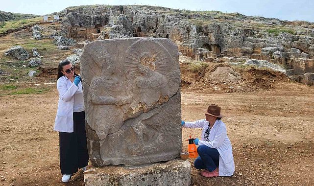 2 bin 100 yıllık steller Perre Antik Kent'te sergilenecek
