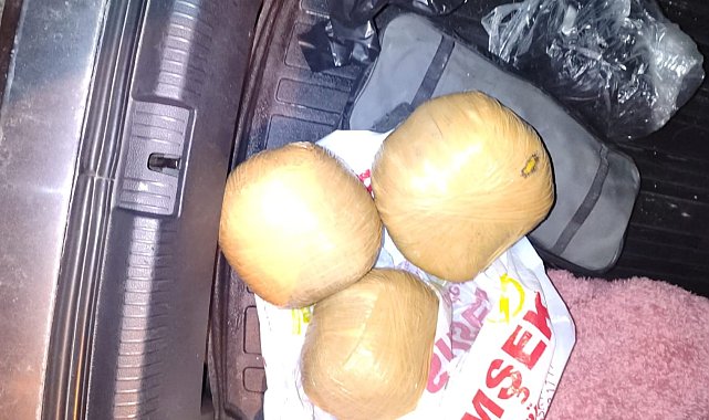 3 kilogram esrarla yakalanan şahıs tutuklandı