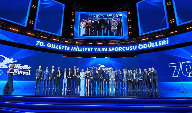 70. Gillette Milliyet Yılın Sporcusu Ödülleri töreni yapıldı