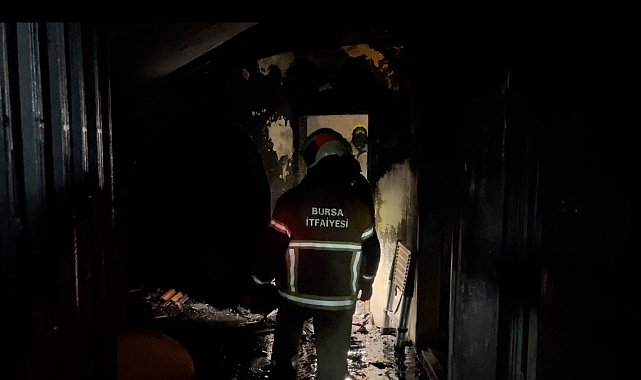 96 yaşındaki kadın yangında can verdi