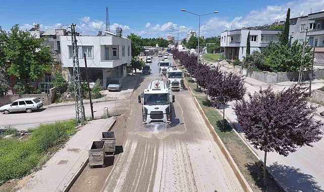 Adıyaman Belediyesi'nden temizlik çalışması