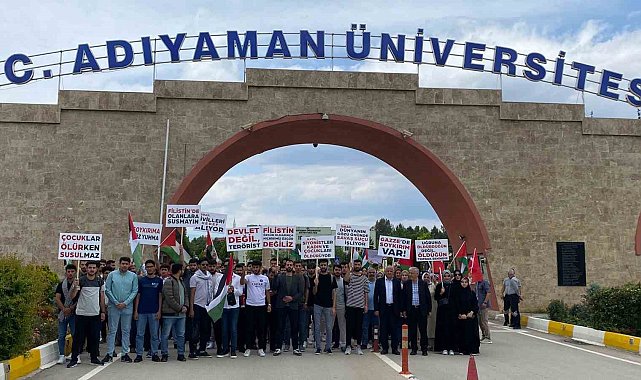 Adıyaman Üniversitesi öğrencilerinden Gazze'ye destek