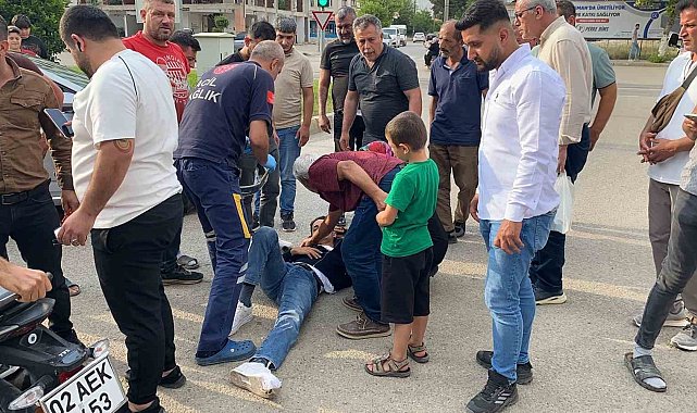 Adıyaman'da minibüs ile motosiklet çarpıştı: 1 yaralı