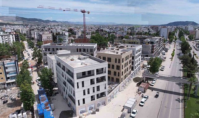 Adıyaman'da rezerv alandaki binalar şehre yeni bir görünüm kazandırıyor
