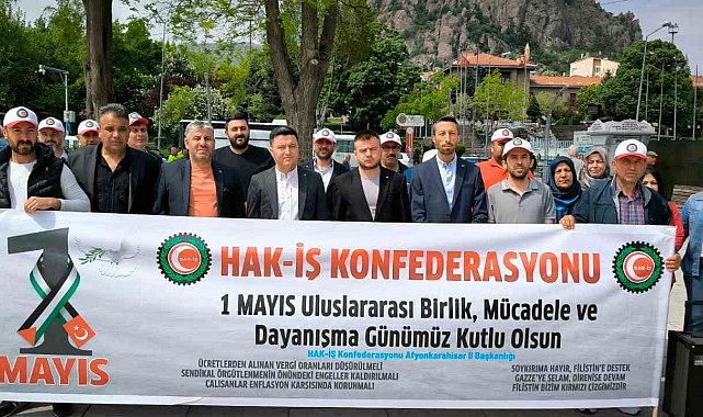 Afyonkarahisar'da 1 Mayıs kutlamaları başladı