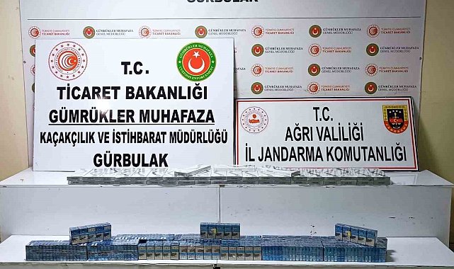 Ağrı'da 830 paket kaçak sigara yakalandı