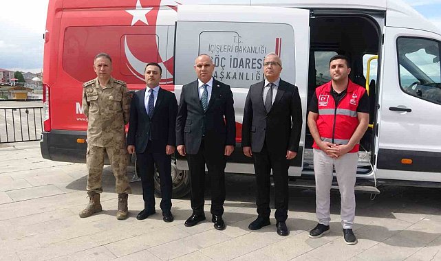 Ağrı'da "Mobil Göç Noktası" aracı hizmete başladı