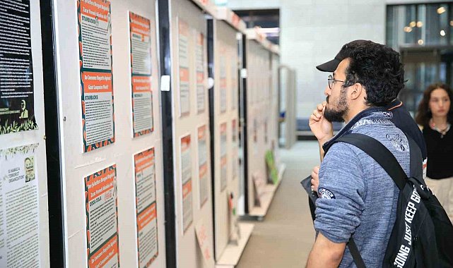 AGÜ'den Filistin'e destek sergisi