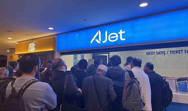 AJet'in Ankara-Erzincan seferi yapan uçağı bomba ihbarı nedeniyle Ankara'ya geri döndü