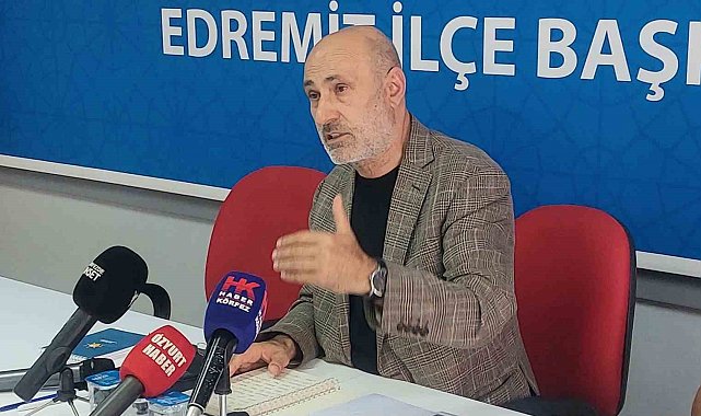 AK Parti Edremit İlçe Başkanı Murat Tuna: "Basından değil, konserler ve fuarlardan tasarruf edin"