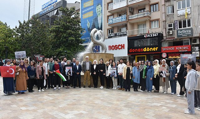 AK Partili kadınlar Gazzeli anneler için toplandı