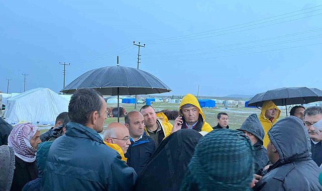 Albayrak'tan, Çifteler'e geçmiş olsun ziyareti