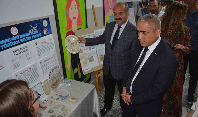 Aliağa'nın tarihi ve doğası TÜBİTAK 4006-B Bilim Fuarı'nda renklendi