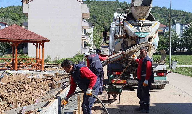 Alikahya'daki park ve oyun alanında sona doğru