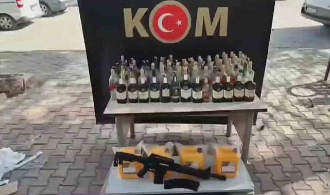 Alkol kaçakçılarını boş şişeler ele verdi