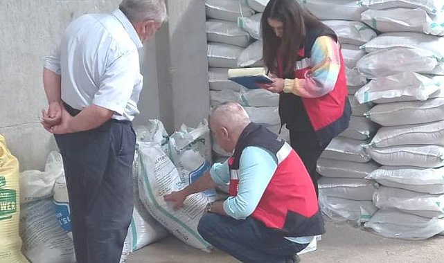 Altıntaş'ta bitki koruma ürünleri ve gübre satış bayileri denetlendi