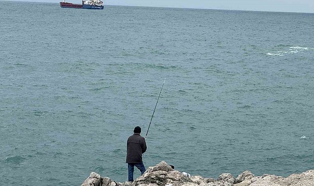 Amatör balıkçılar olta ile balık keyfi yaşadı
