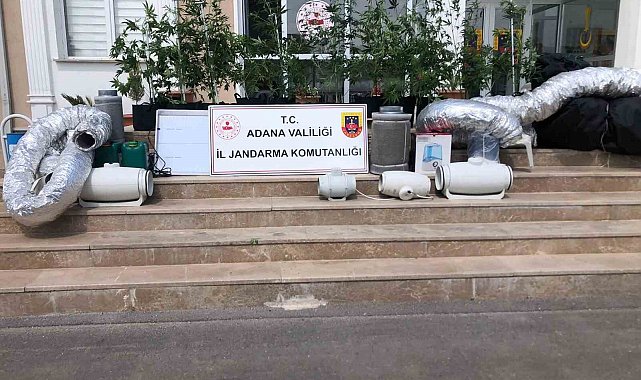 Apartmanda iklimlendirme sistemiyle uyuşturucu imalatına jandarma darbesi