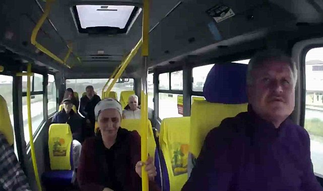 Araçlarında rahatsızlanan yolcuları işte böyle hastaneye yetiştirdiler