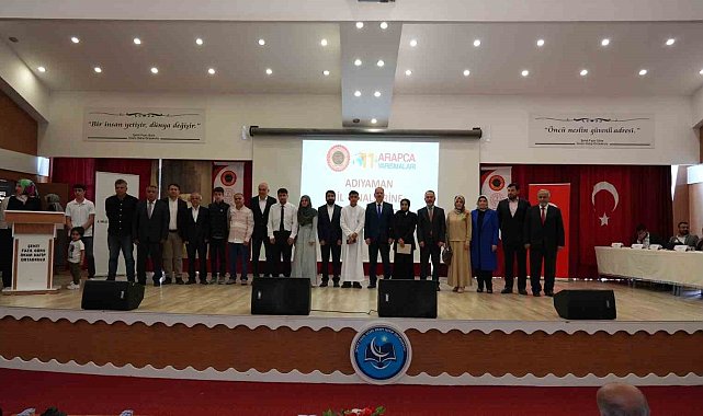 Arapça bilgi ve etkinlik yarışmasında 3 birincilik Kahta'dan