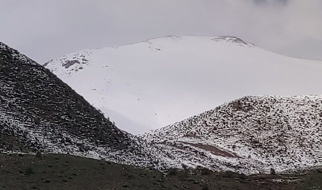 Aşkale'ye kış geri geldi