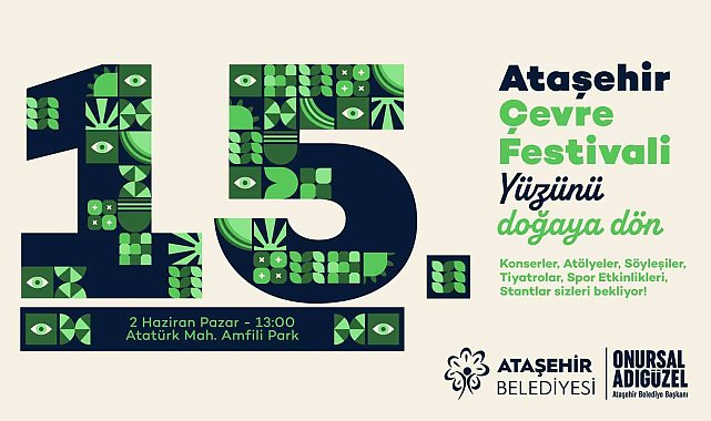 Ataşehir Çevre Festivali, doğaya dönüş için yeniden bir araya geliyor