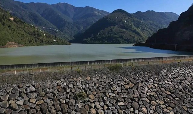 Atasu Barajı'nda yağan yağmurlarla doluluk oranı yüzde 100'e ulaştı