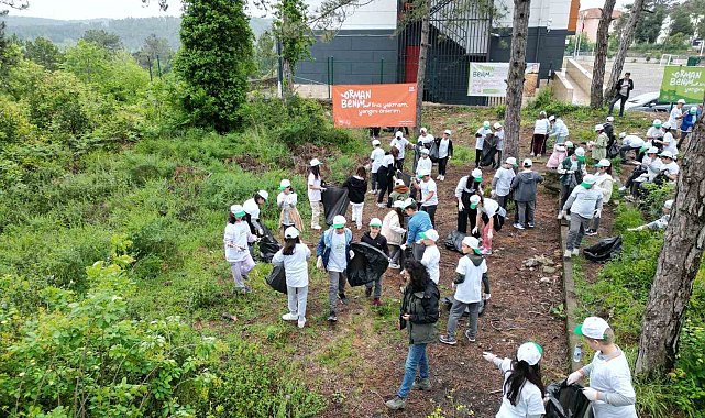 Atatürk Ortaokul Öğrencileri "Orman Benim" kampanyasına katıldı