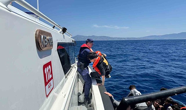 Aydın'da 31 düzensiz göçmen kurtarıldı