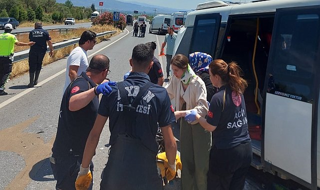 Aydın'da trafik kazası: 17 yaralı