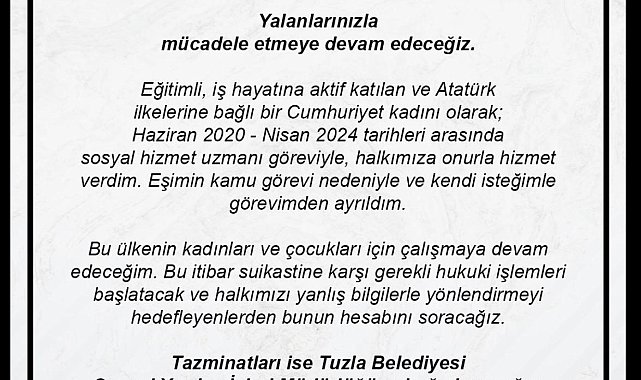 Ayşegül Bingöl'den iddialara cevap: "Nisan 2024'te kendi isteğimle görevimden ayrıldım"