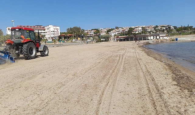 Ayvalık'ta sezon hazırlığı hız kesmeden devam ediyor